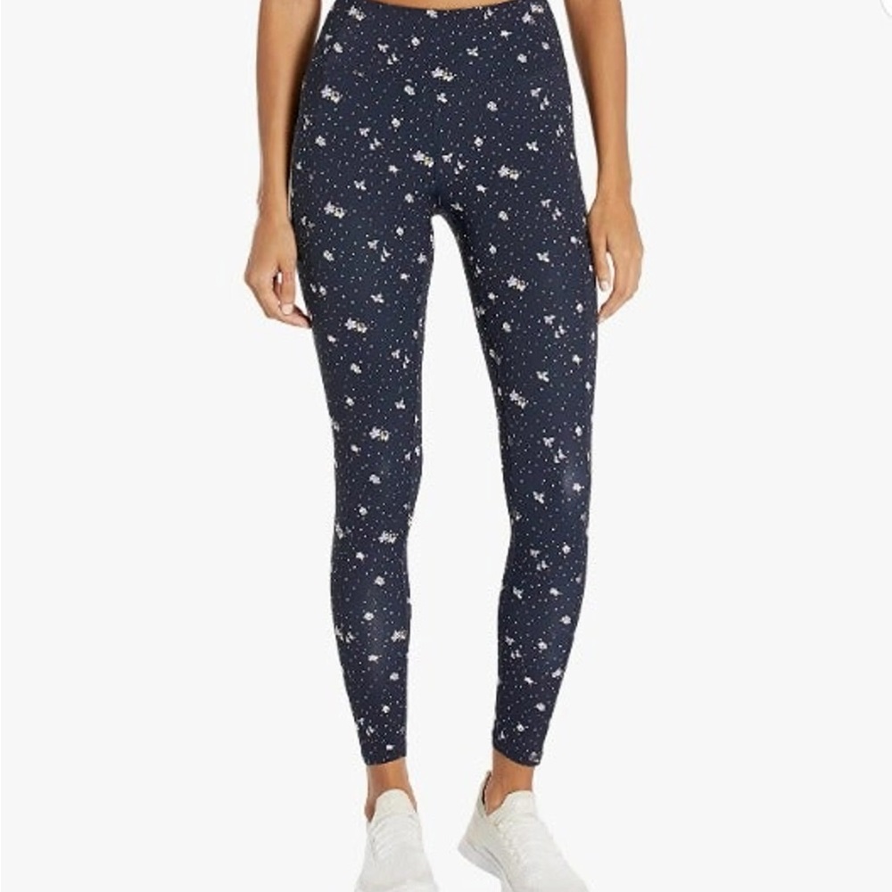 Vera Bradley Women's Active High-Waist Leggings navy garden ditsy‎ size 16-18